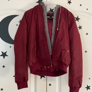 Versatile Cropped Bomber Jacket